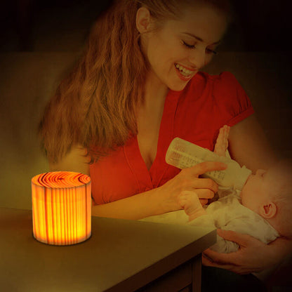 Holz LED Touch Table Lamp for Bedroom Nightstand