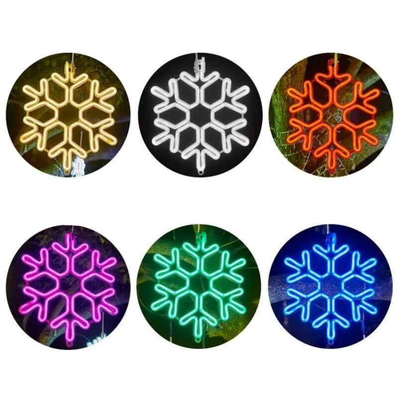 Christmas LED Waterproof Snowflake Light for Outdoor Decor