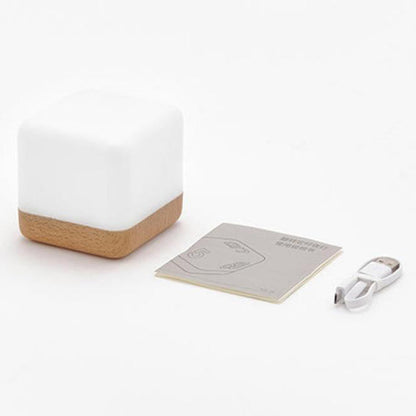 Modern Magic Cube Timer Night Light USB Rechargeable LED Lamp