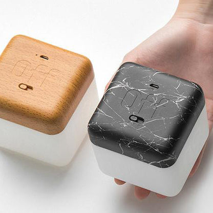 Modern Magic Cube Timer Night Light USB Rechargeable LED Lamp