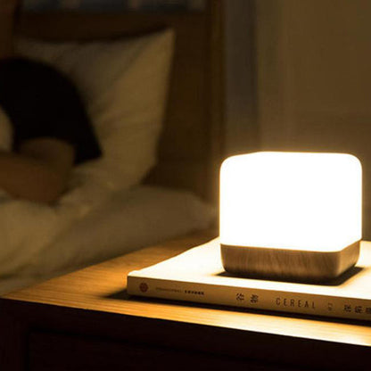 Modern Magic Cube Timer Night Light USB Rechargeable LED Lamp