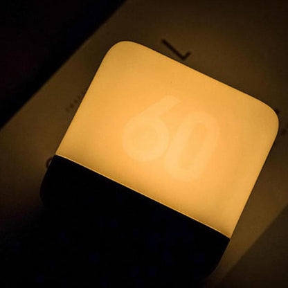 Modern Magic Cube Timer Night Light USB Rechargeable LED Lamp