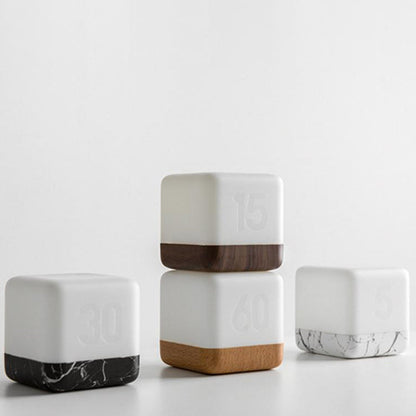 Modern Magic Cube Timer Night Light USB Rechargeable LED Lamp