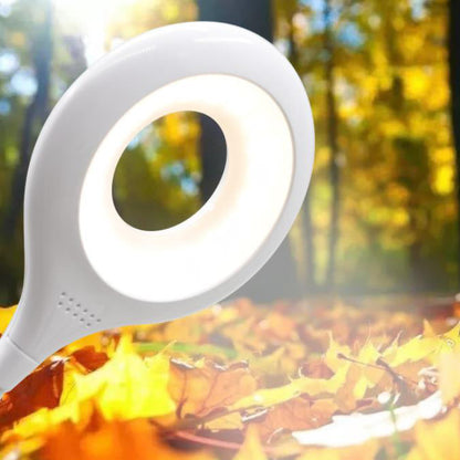 Kreative Einfachheit White LED Touch Rechargeable USB Desk Lamp