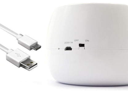 Kreative Einfachheit White LED Touch Rechargeable USB Desk Lamp