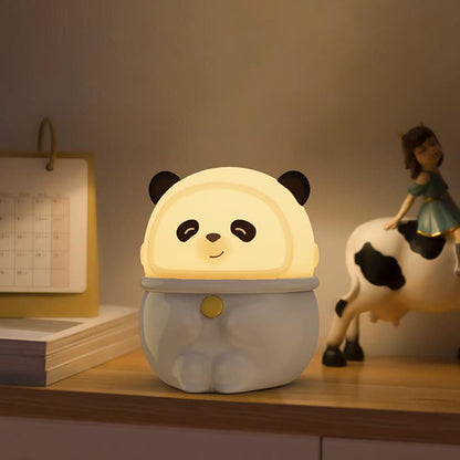 Cartoon Creative Silicone Panda Pig USB LED Night Light Lamp