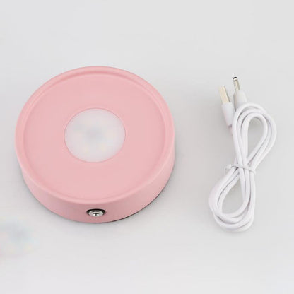 Modern Round USB Rechargeable LED Mood Light Table Lamp
