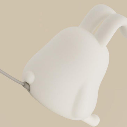 Kreative Sweet Folded Ear Rabbit Silicone LED Table Lamp