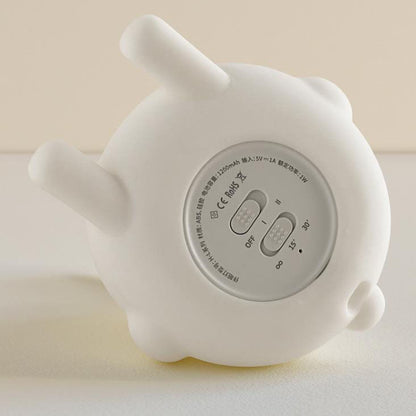Kreative Sweet Folded Ear Rabbit Silicone LED Table Lamp