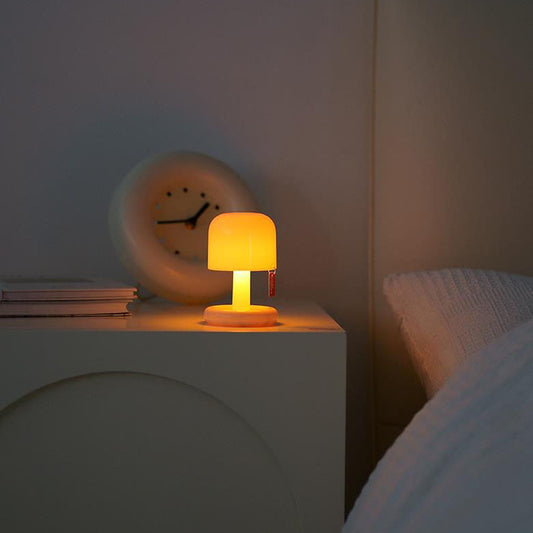 Modern Minimalist Decorative Mushroom USB LED Table Lamp