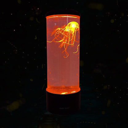 Bunte Qualle Night Lamp Cylindrical LED Night Light