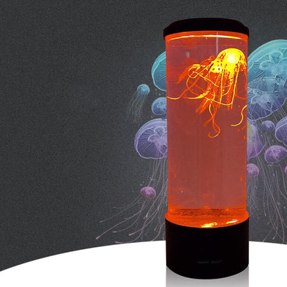 Bunte Jellyfish Table Lamp Cylindrical LED Night Light