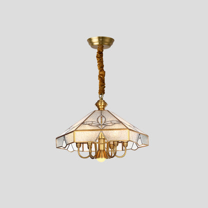 Nickel Geometric Shaped Chandelier - Modern LED Lighting Decor