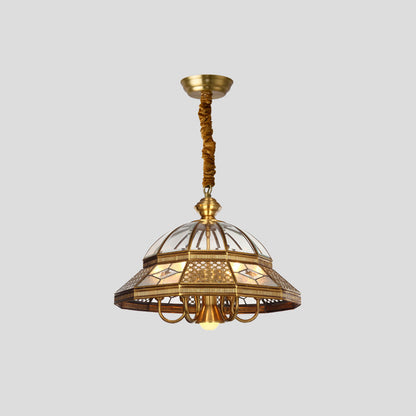 Nickel Geometric Shaped Chandelier - Modern LED Lighting Decor