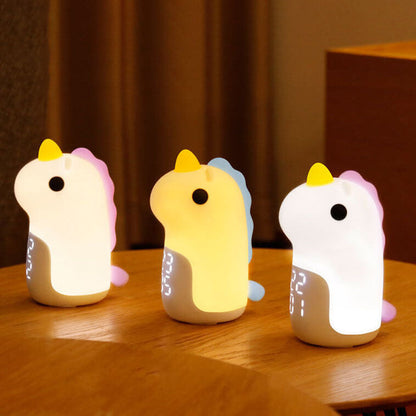 Cartoon Unicorn Timer Alarm Clock LED Night Light