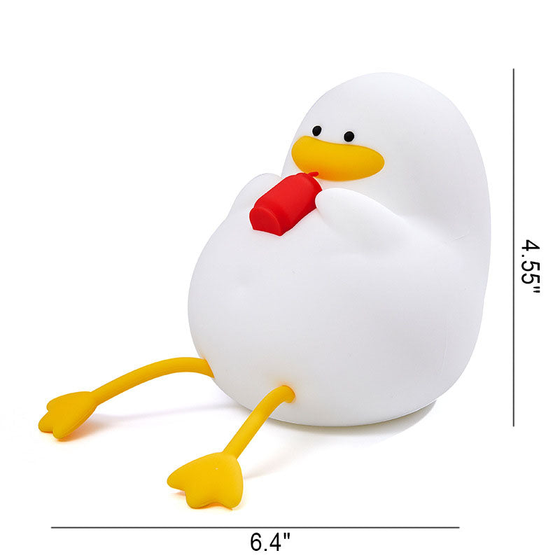 Kreative Cartoon Silicone Duck LED Table Lamp for Kids