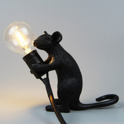 Mice Shaped Mini Desk Lamp Resin 1 Head Kids Night Light