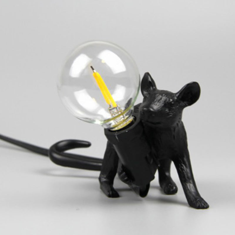 Mice Shaped Mini Desk Lamp Resin 1 Head Kids Night Light