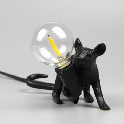 Mice Shaped Mini Desk Lamp Resin 1 Head Kids Night Light