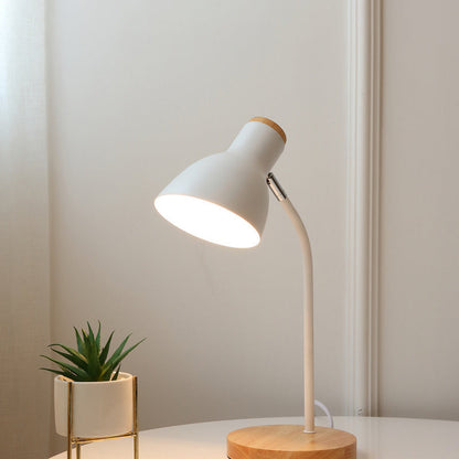 Macaron Metal 1-Light Adjustable Table Lamp Night Light for Kids