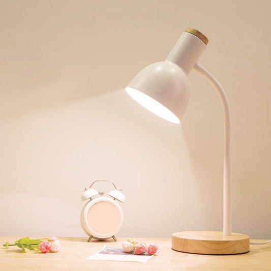 Flexible Gooseneck Metal Reading Lamp Nordic Style Bedside Light