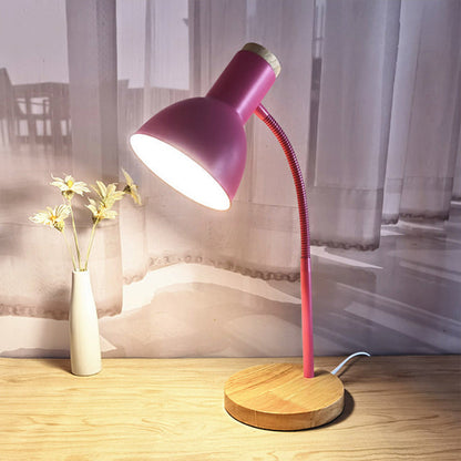 Flexible Gooseneck Metal Reading Lamp Nordic Style Bedside Light