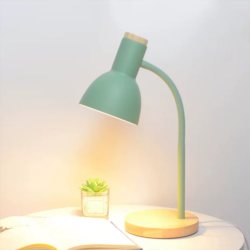 Flexible Gooseneck Metal Reading Lamp Nordic Style Bedside Light