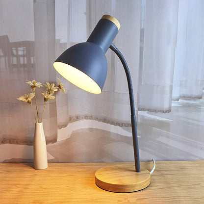 Flexible Gooseneck Metal Reading Lamp Nordic Style Bedside Light