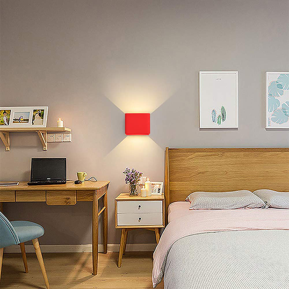 Modern Square Wall Light - Waterproof LED Applique Fixture
