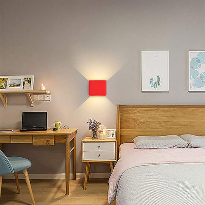 Modern Square Wall Light - Waterproof LED Applique Fixture