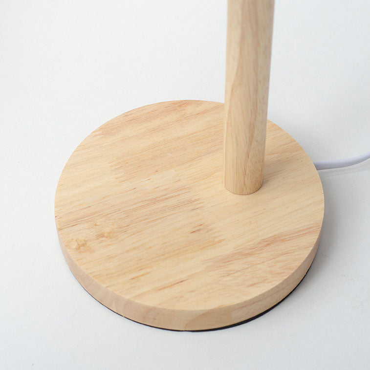 Modern Minimalist Rotatable Wood Iron LED Table Lamp