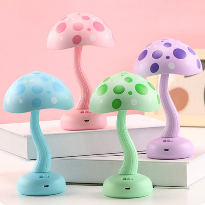Creative Mushroom Kids USB Rechargeable LED Table Lamp