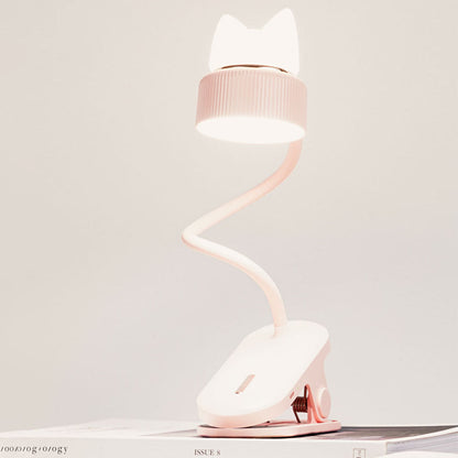 Kreative LED Cat Ear Eye Protection Clip Table Lamp
