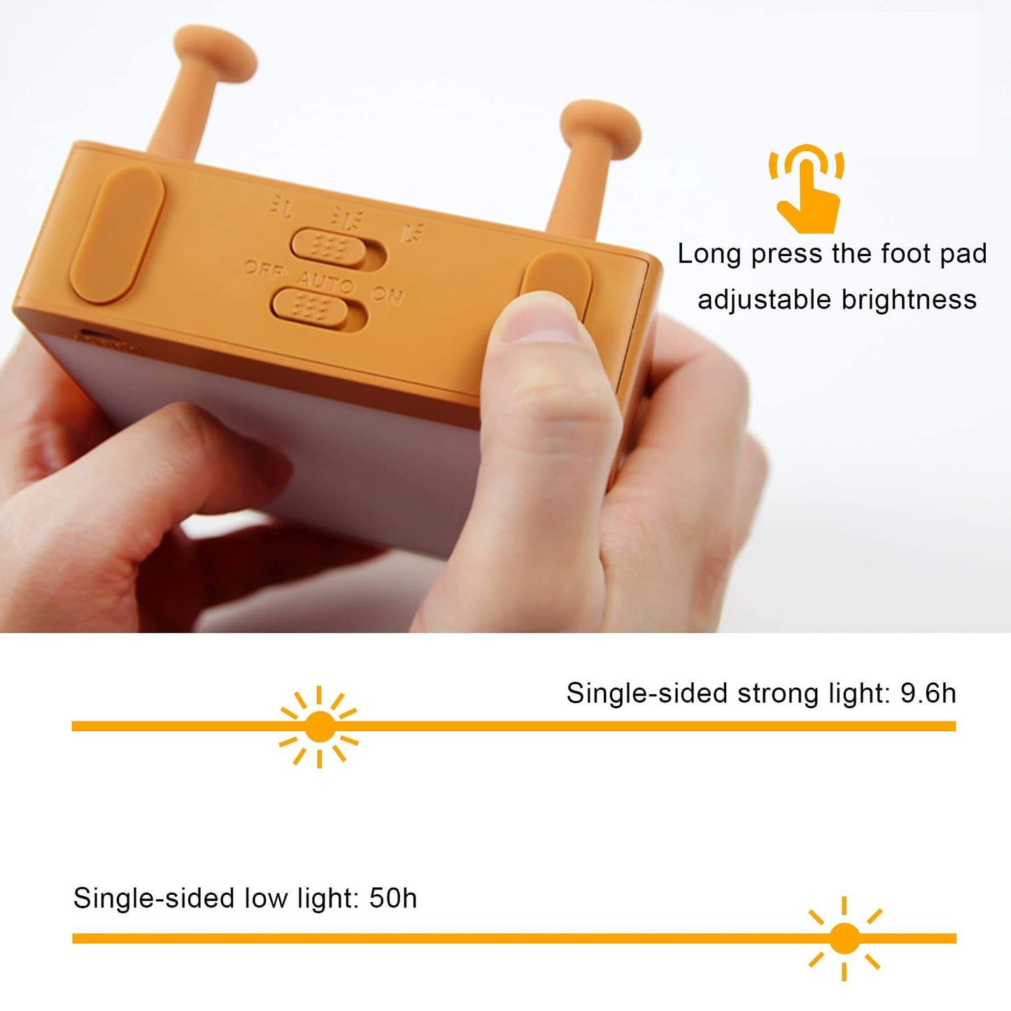 Cute Toast Bread Night Light USB Table Lamp with Timer