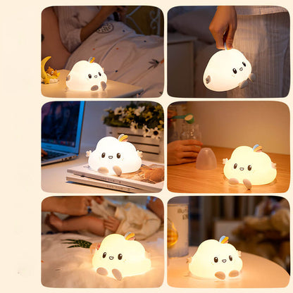 Modern Silicone Creative Cloud Design LED Night Light Lamp