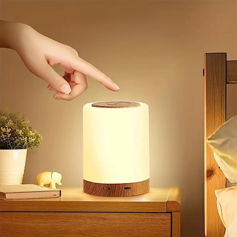 LumiSérénité Rechargeable LED Night Light - Smart & Dimmable