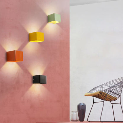 Modern Square Wall Light - Waterproof LED Applique Fixture