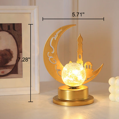Muslim Eid Moon Castle LED Night Light Decorative Lamp
