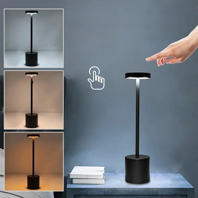 Rechargeable LED Lamp 3 Colors for Creative Atmosphere