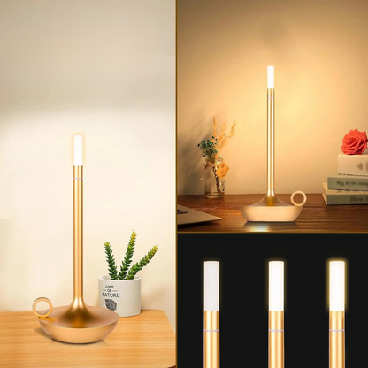 Wireless Table Lamp with Touch Sensor and LED Lighting