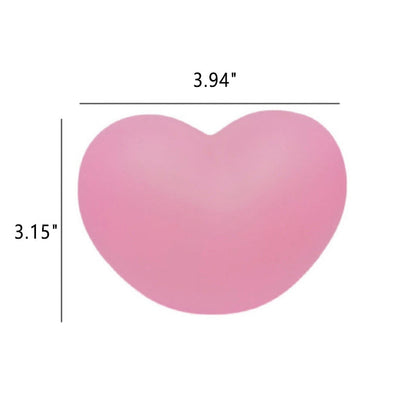 Moderne Silicone Creative Heart LED Night Light Table Lamp