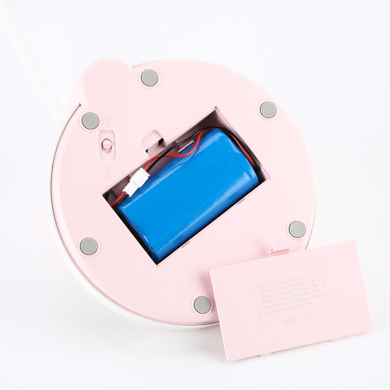 Simple Long Shadowing Round Base Touch Charging LED Desk Lamp