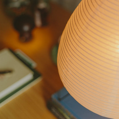 Essential Rice Paper Lamp - Handcrafted Minimalist Design with Warm Glow
