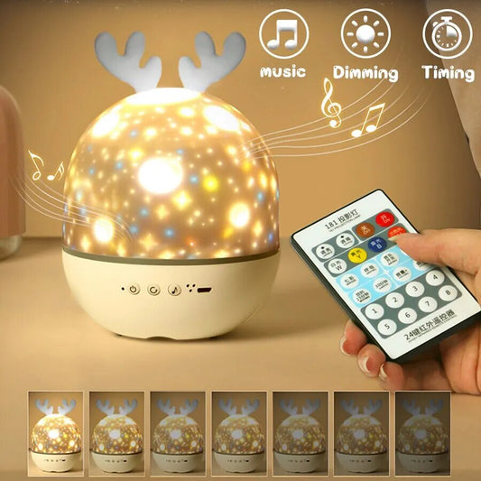 Frendorf Unique Children's Night Light Projector with 6 Modes