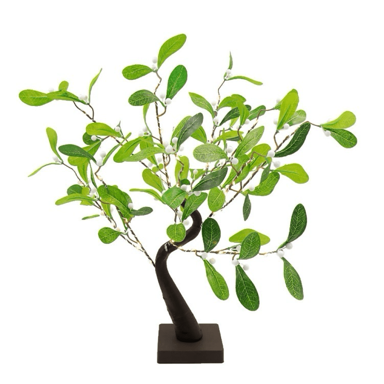 Frendorf Ginkgo Tree LED Light Warm White Battery Operated