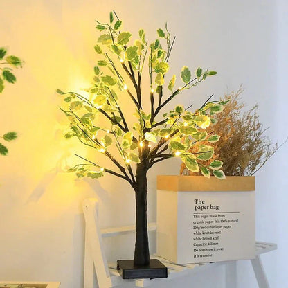 Frendorf Green Leaves LED Tree Lights Indoor Decoration