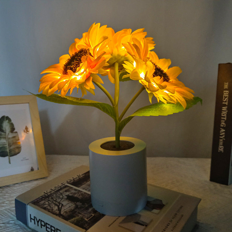 Frendorf Sunflower Lamp LED Flower Decorative Light