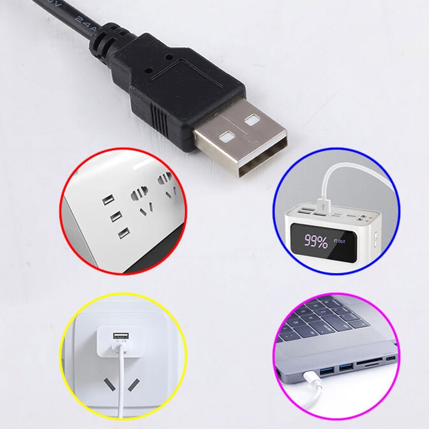 Minimalistic Creative Bar LED Table Lamp with USB Power