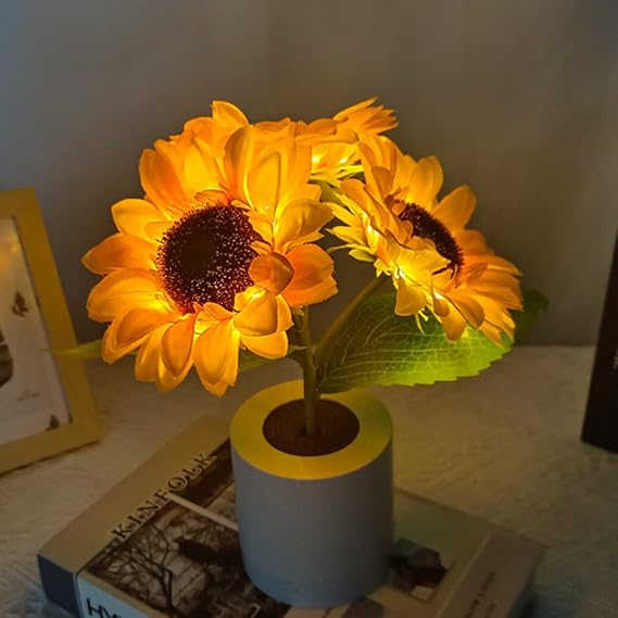 Frendorf Sunflower Lamp LED Flower Decorative Light