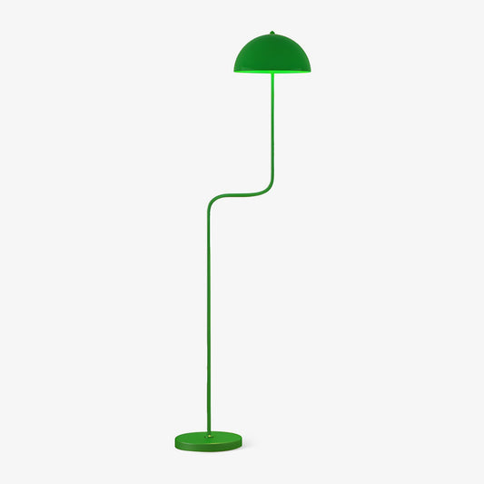 Verdant Arc Floor Lamp With LED Light - Contemporary Design
